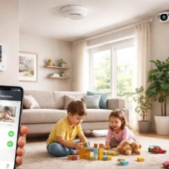 Assurer la sécurité des enfants à la maison avec détecteurs fumée et surveillance