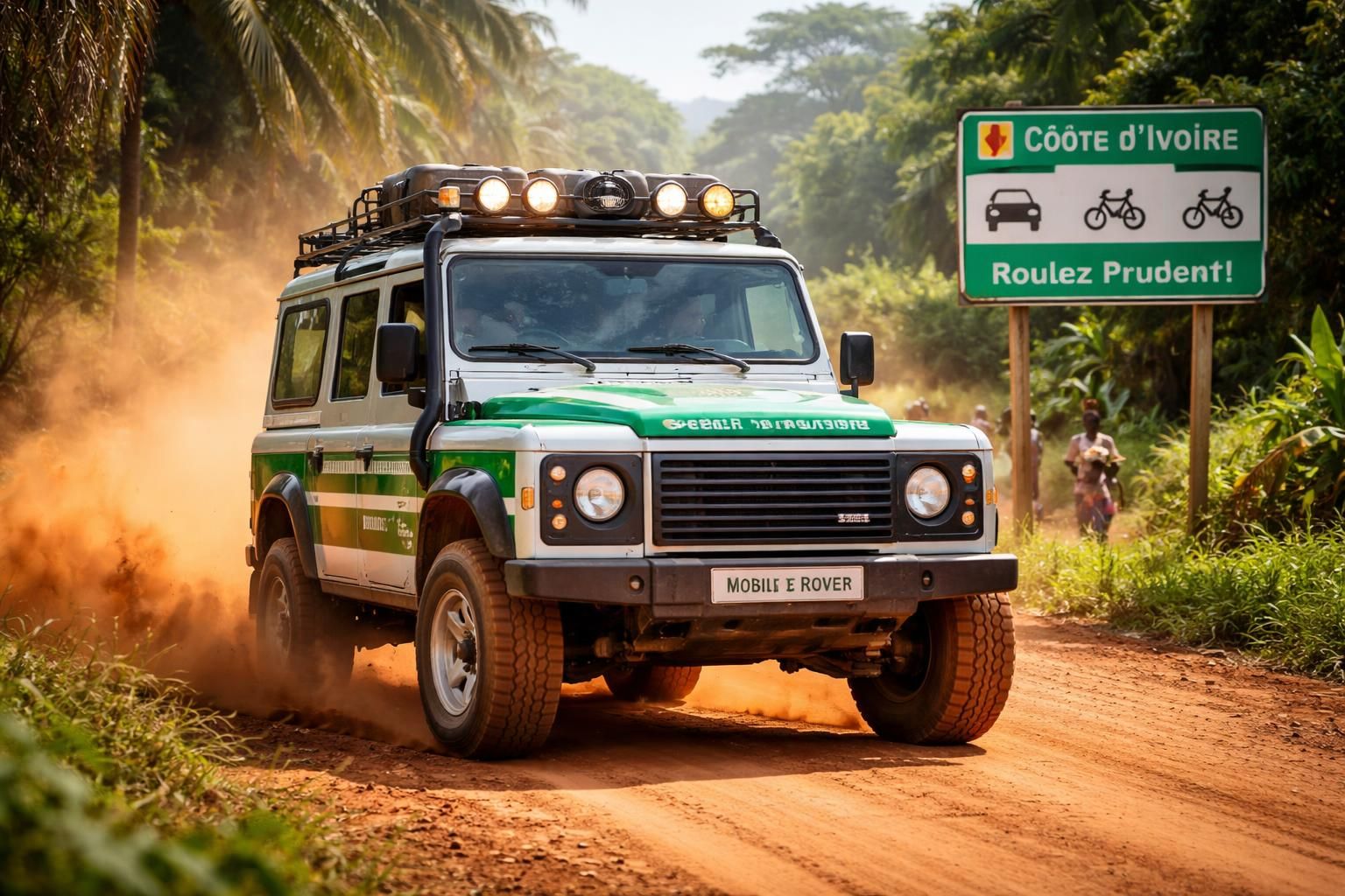 le land rover defender améliore la sécurité routière en côte d'ivoire grâce à ses technologies avancées et sa robustesse, offrant une protection optimale aux conducteurs et passagers.