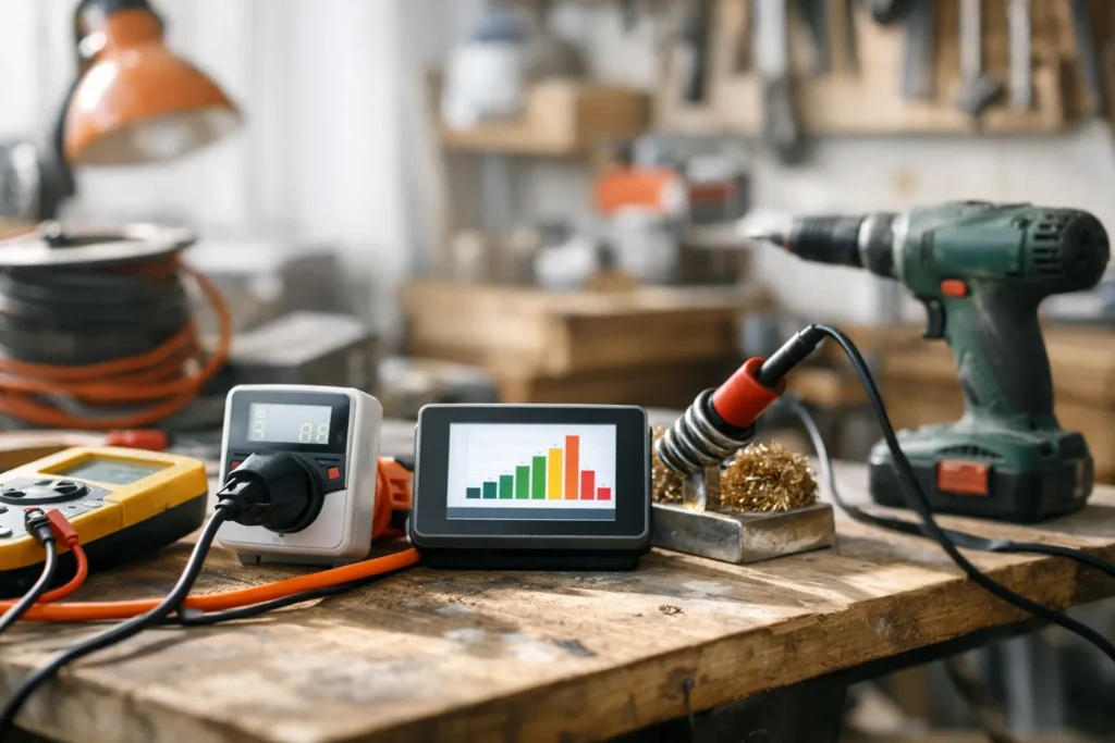 Où part l&rsquo;électricité dans un atelier